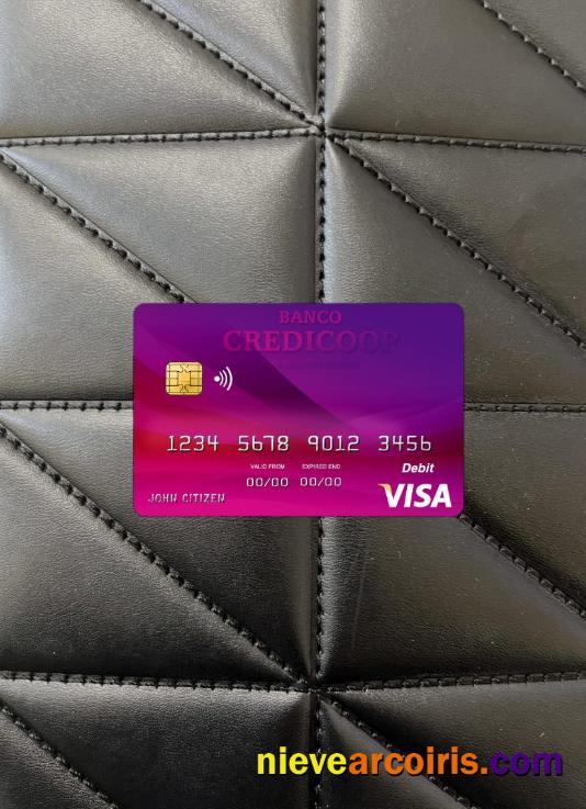 Argentina Bank Credicoop Visa Card Photolook Front Photolook