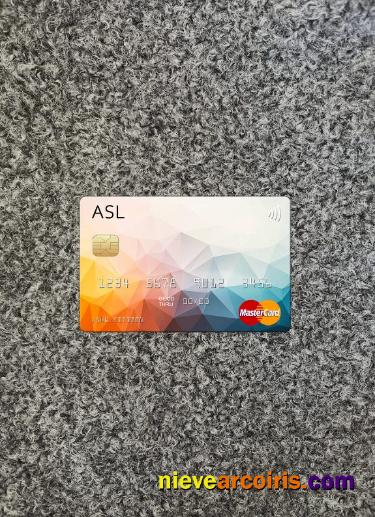 Australia Australian Settlements Limited (ASL) Mastercard Photolook Front Sample