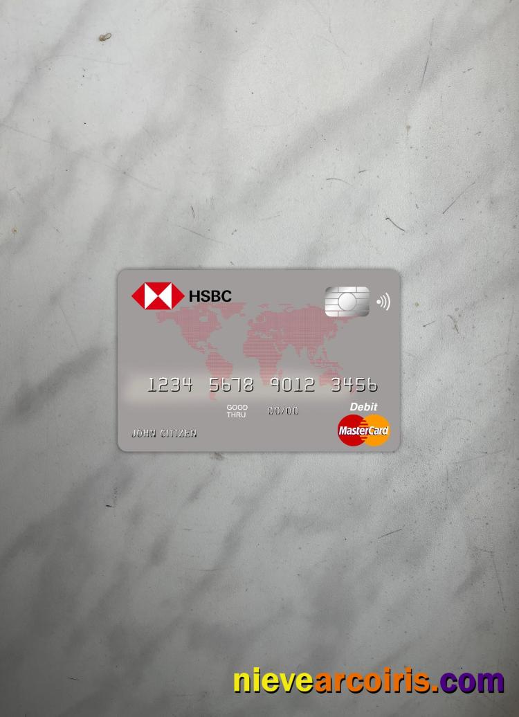 Australia HSBC Bank Master Card Photolook Front Photolook