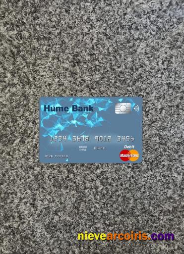 Australia Hume Bank Master Card Photolook Front Photolook