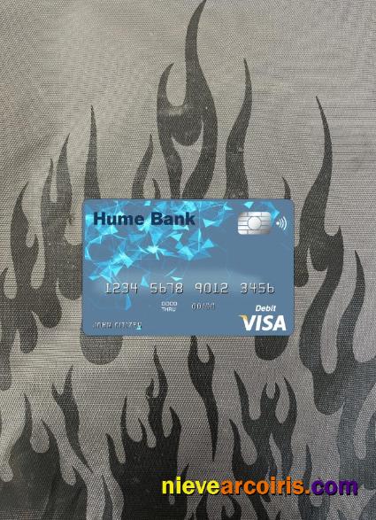 Australia Hume Bank Visa Card Photolook Front Sample