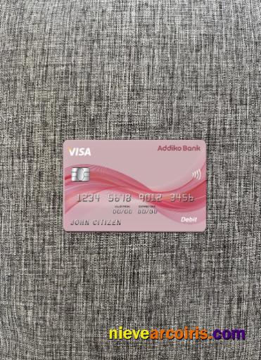 Austria Addiko Bank Visa Card Photolook Front Photolook