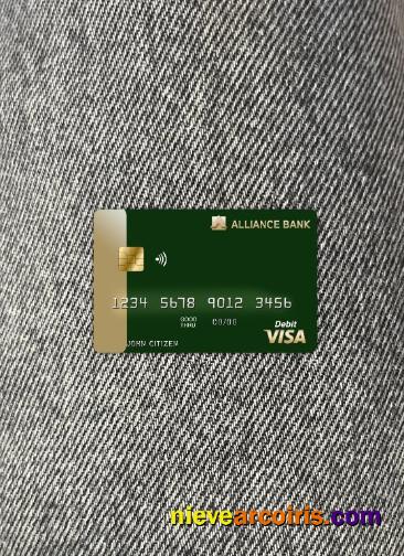 Austria Alliance Bank Visa Card Photolook Front Preview