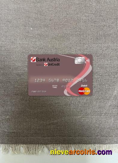 Austria Bank Austria Master Card Photolook Front Photolook