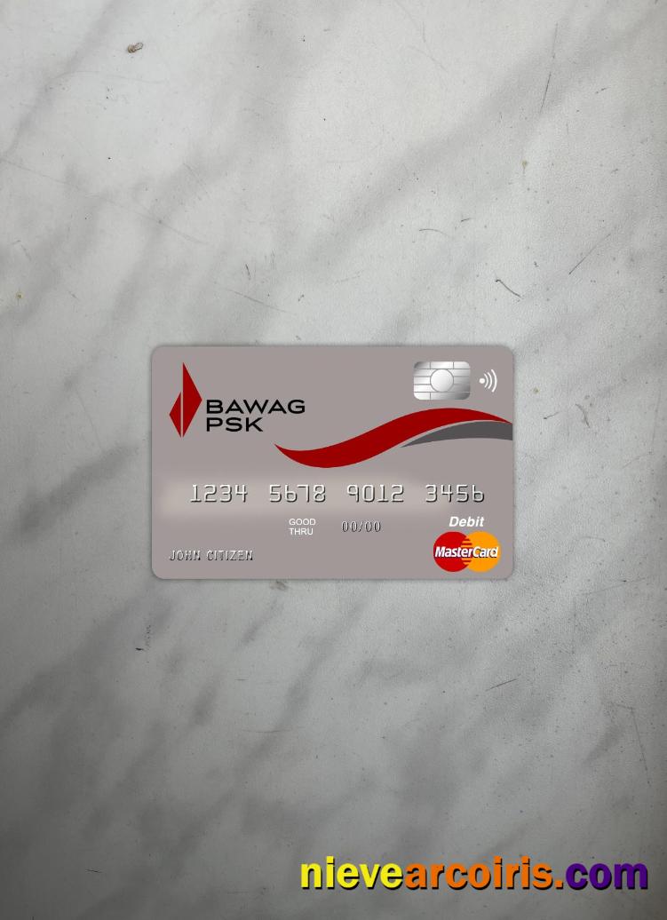 Austria Bawag PSK Bank Master Card Photolook Front Photolook