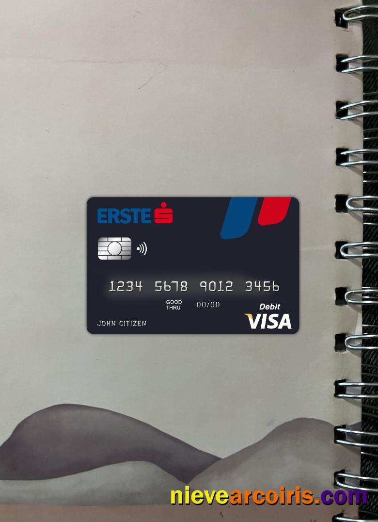 Austria Erste Group Bank Visa Card Photolook Front Preview