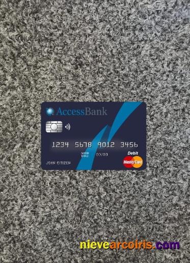 Azerbaijan Access Bank Master Card Photolook Front Photolook