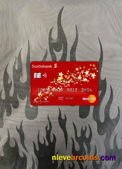 Bahamas Scotia Bank Mastercard Photolook Front Template