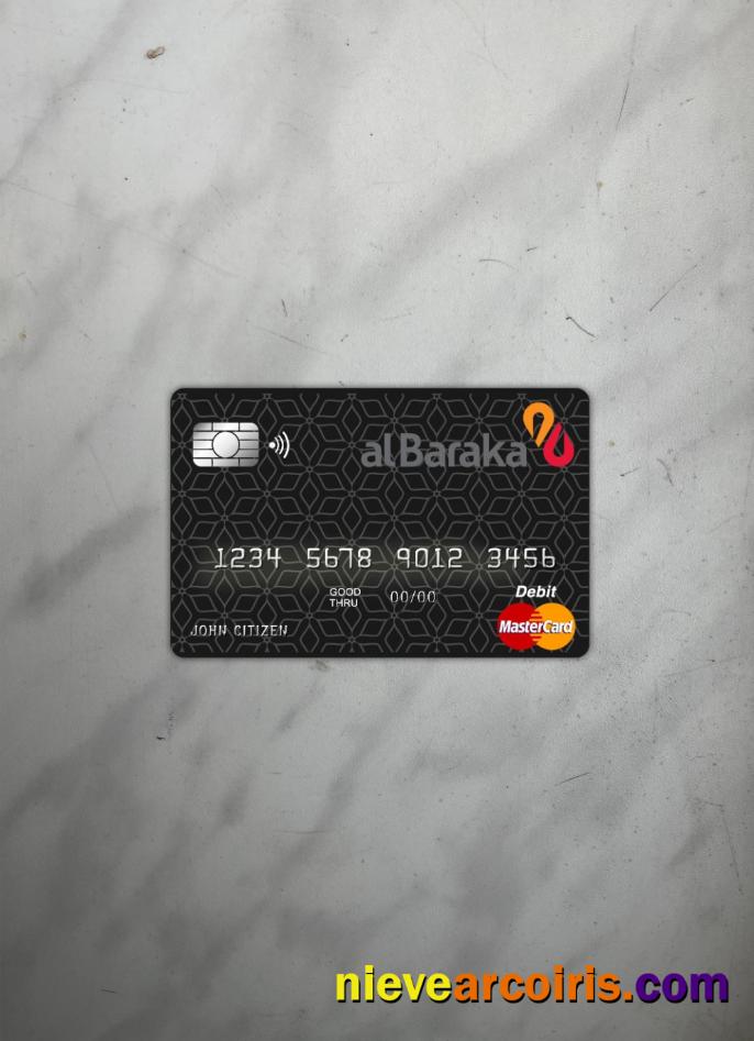 Bahrain Al Baraka Bank Master Card Photolook Front Preview