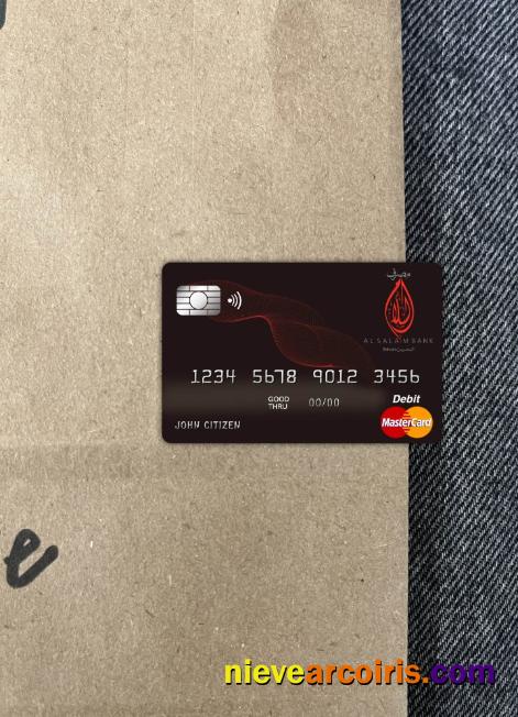 Bahrain Al Salam Bank Bahrain Master Card Photolook Front Photolook