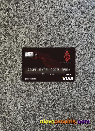 Bahrain Al Salam Bank Visa Card Photolook Front Sample