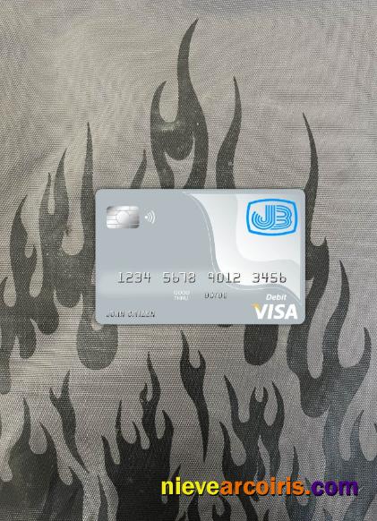 Bangladesh Janata Bank Visa Card Photolook Front Template