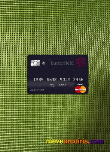 Barbados Butterfield Bank Master Card Photolook Front Sample