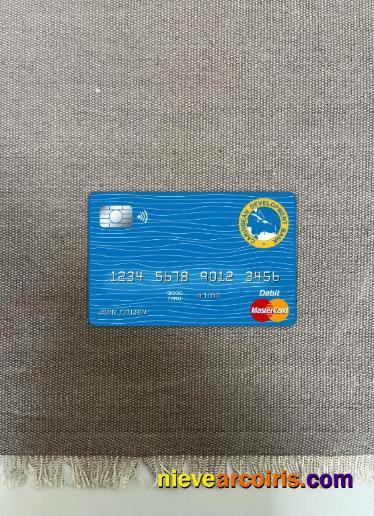 Barbados Caribbean Development Bank Master Card Photolook Front Sample