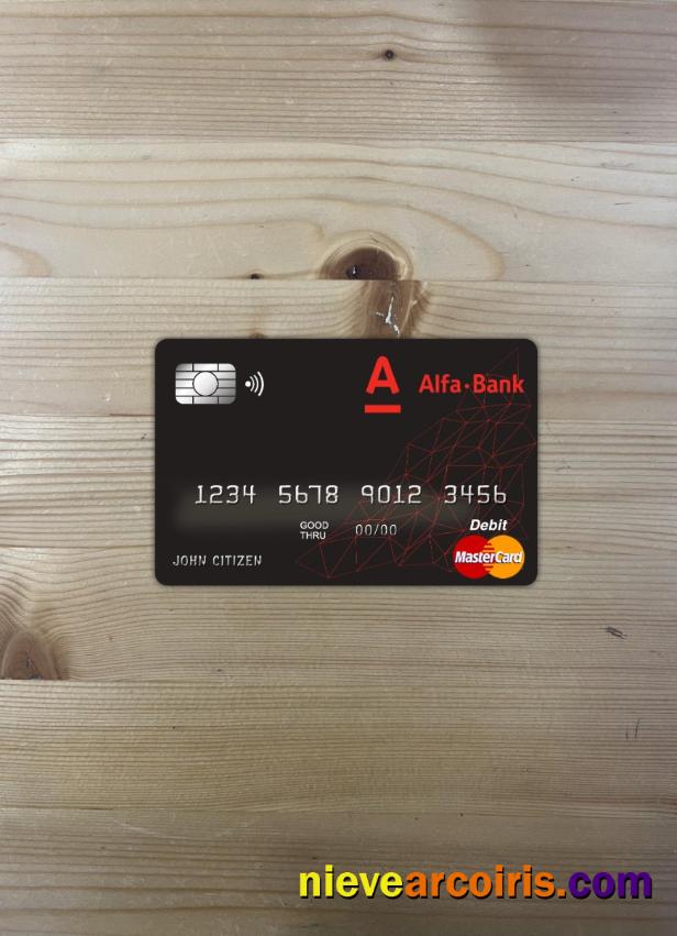 Belarus Alfa Bank Master Card Photolook Front Preview