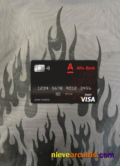 Belarus Alfa Bank Visa Card Photolook Front Preview