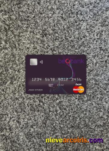 Belgium Beobank Master Card Photolook Front Preview