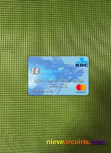 Belgium KBC Bank Mastercard Photolook Front Sample