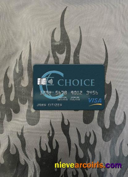 Belize Choice Bank Visa Card Photolook Front Photolook