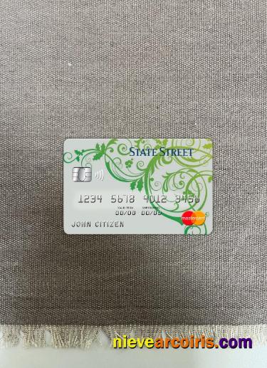 Belize State Street Bank Mastercard Photolook Front Template