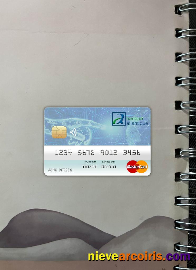 Benin Atlantique Bank Mastercard Photolook Front Photolook