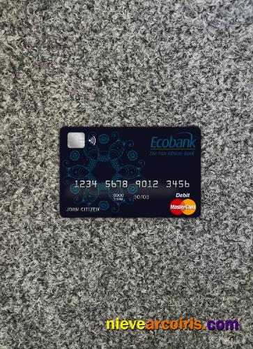 Benin Ecobank Master Card Photolook Front Photolook