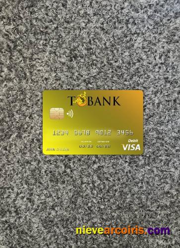 Bhutan T Bank Visa Card Photolook Front Template
