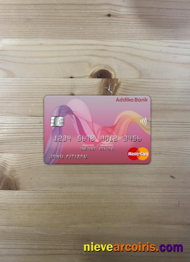 Bosnia And Herzegovina Addiko Bank Mastercard Photolook Front Photolook
