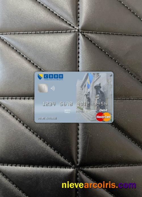 Bosnia And Herzegovina Central Bank Master Card Photolook Front Sample