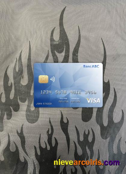 Botswana ABC Bank Visa Card Photolook Front Photolook