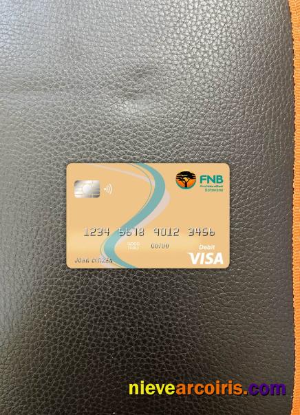 Botswana First National Bank Visa Card Photolook Front Photolook