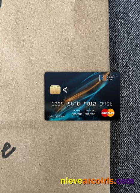Botswana Savings Bank Mastercard Photolook Front Preview