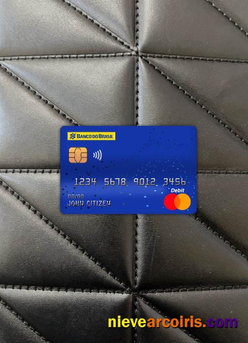 Brazil Banco Do Brasil Bank Master Debit Card Photolook Front Photolook
