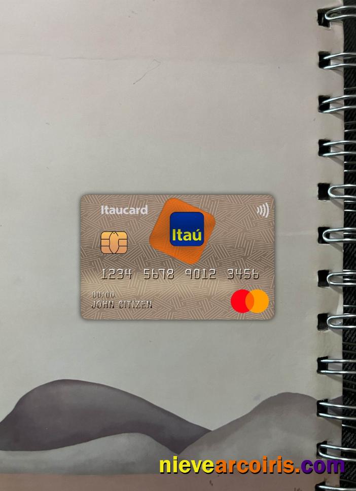 Brazil Itaú Bank Master Card Photolook Front Photolook