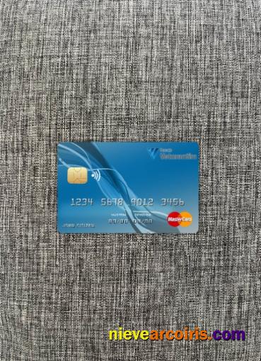 Brazil Votorantim Bank Mastercard Photolook Front Template