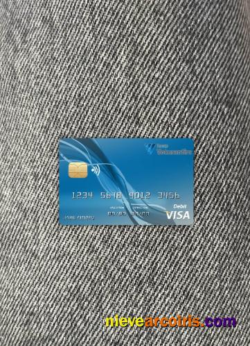 Brazil Votorantim Bank Visa Card Photolook Front Sample