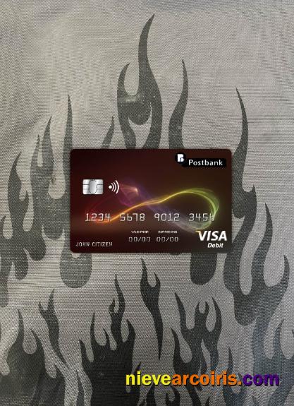 Bulgaria Post Bank Visa Card Photolook Front Photolook