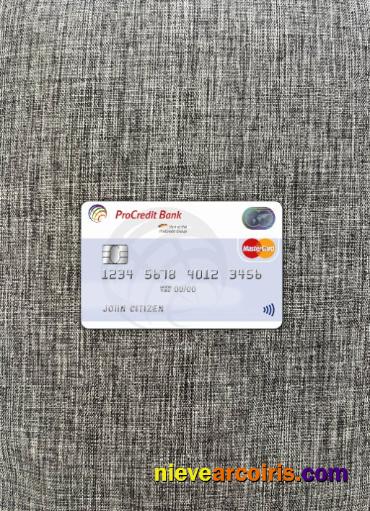 Bulgaria ProCredit Bank MasterCard Photolook Front Photolook