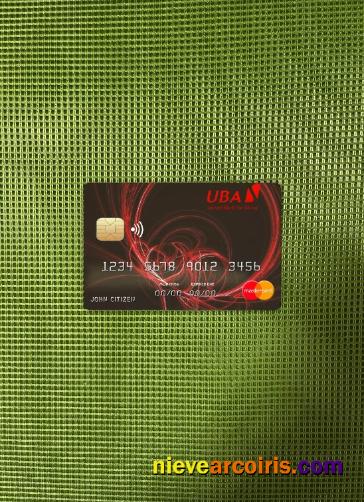 Burkina Faso United Bank For Africa Mastercard Photolook Front Sample