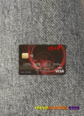 Burkina Faso United Bank For Africa Visa Card Photolook Front Preview