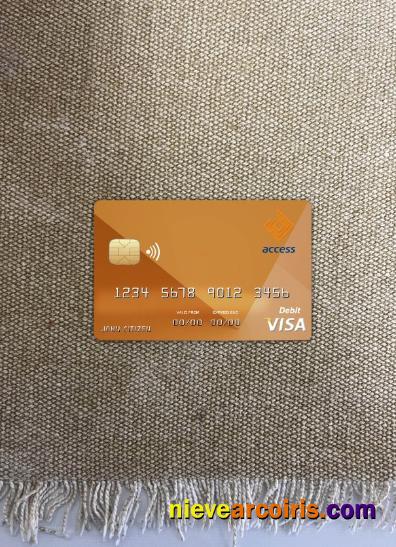 Burundi Access Bank Visa Card Photolook Front Preview