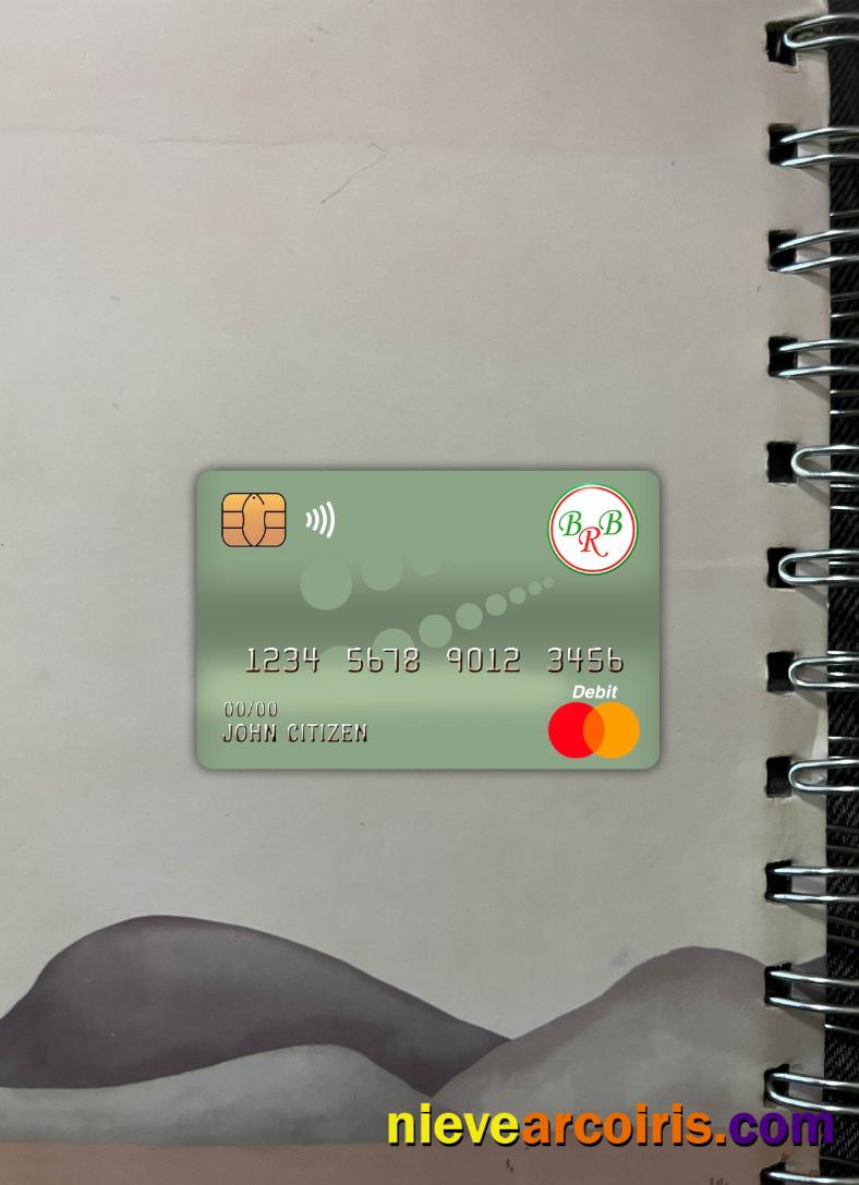 Burundi Bank Of The Republic Of Burundi Master Debit Card Photolook Front Sample