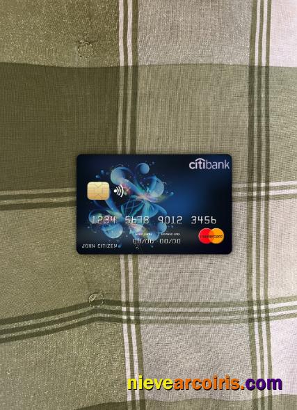 Côte D'Ivoire Citi Bank Mastercard Photolook Front Preview