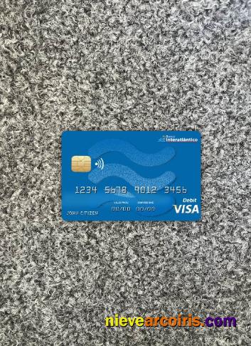 Cabo Verde Banco Inter Atlântico Bank Visa Card Photolook Front Preview