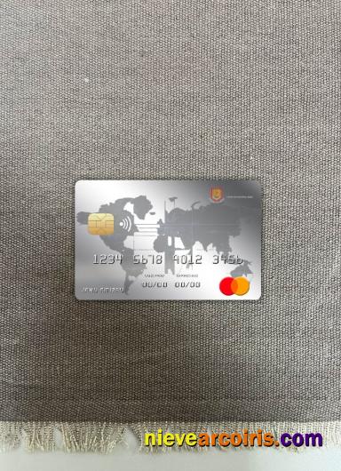 Cambodia Union Commercial Bank Mastercard Photolook Front Template