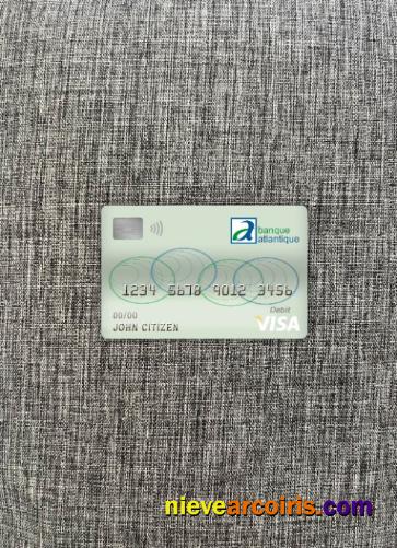 Cameroon Atlantic Bank Visa Debit Card Photolook Front Photolook