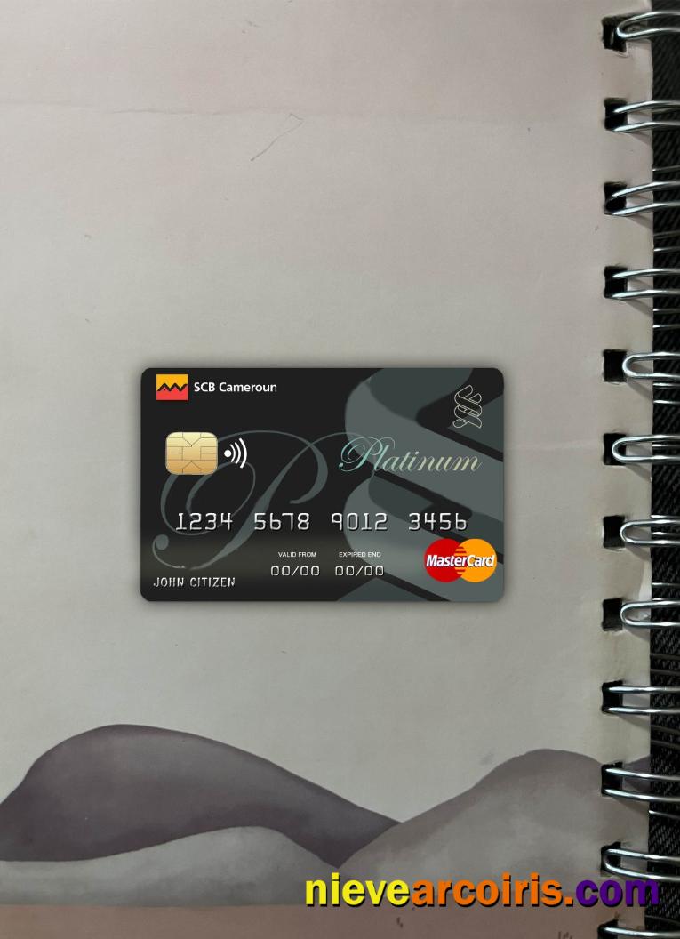 Cameroon SCB Bank Mastercard Photolook Front Preview