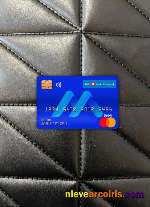 Canada BMO Bank Of Montreal Bank Master Debit Card Photolook Front Photolook