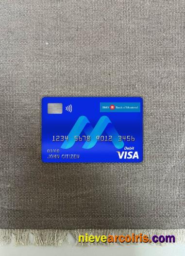 Canada BMO Bank Of Montreal Bank Visa Debit Card Photolook Front Photolook