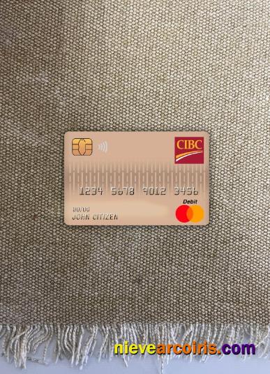 Canada CIBC Bank Master Debit Card Photolook Front Photolook